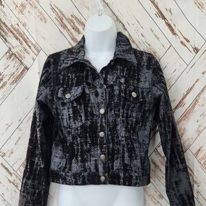 Moreland Black & Gray Denim Jacket